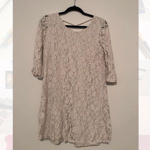 Lace mini dress
